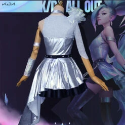 Gvavaya Cosplay LOL KDA All Out Seraphine Cosplay Costume League Of Legends The Rogue Assassin K/DA -Gvavaya Deals Store 3 098ee757 d42c 4ea7 a663 b6a1eff00e6c