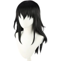 Gvavaya Anime Cosplay Demon Slayer: Kimetsu No Yaiba Suma Cosplay Wig Black 70cm Hair -Gvavaya Deals Store 3 1615424b 9349 45a1 af82 5b516b1106ba