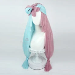 Gvavaya Anime Cosplay Pokemon Scarlet And Violet Iono Cosplay Wig 100cm Blue Pink Hair -Gvavaya Deals Store 3 220029d1 c645 4a5f 8c27 044416d77b1d