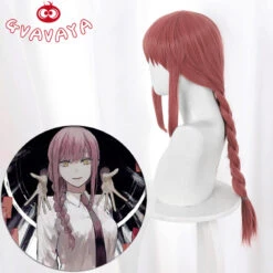 Gvavaya Anime Cosplay Chainsaw Man Makima Cosplay Wig Cameo Red 70cm Hair -Gvavaya Deals Store 3 a18a76c0 f521 46dd 8219 38787b56140a