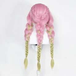Gvavaya Anime Cosplay Demon Slayer: Kimetsu No Yaiba Kanroji Mitsuri Cosplay Wig Pink Green Gradient 75cm Hair -Gvavaya Deals Store 3 fc44f0e1 a416 4e32 913f 7a008fc8f567