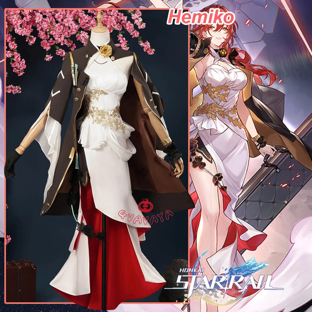 Gvavaya Game Cosplay Honkai Impact: Star Rail Cosplay Star Rail Himeko Cosplay Costume 1 Gvavaya Game Cosplay Honkai Impact: Star Rail Cosplay Star Rail Himeko Cosplay Costume