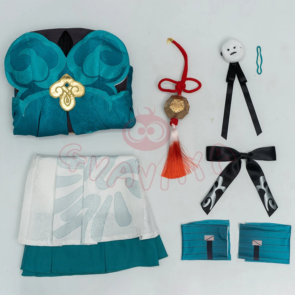 Gvavaya Game Cosplay Honkai Impact: Star Rail Cosplay Star Rail Qingque Cosplay Costume 15 Gvavaya Game Cosplay Honkai Impact: Star Rail Cosplay Star Rail Qingque Cosplay Costume - Image 15