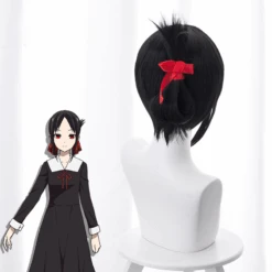 Gvavaya Anime Cosplay Kaguya-sama: Love Is War Kaguya Shinomiya Cosplay Wig Black 35cm Hair -Gvavaya Deals Store 4 231170b9 a828 4a7c af61 f712a4094ed7
