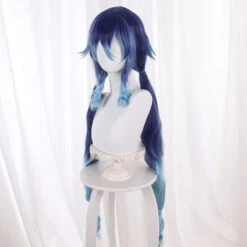 Gvavaya Game Cosplay Genshin Impact Layla Cosplay Wig 100cm Mixed Blue Gradient Hair -Gvavaya Deals Store 4 39e49a86 08f9 476d 9551 13bb95faa9c0
