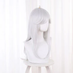 Gvavaya Game Cosplay Genshin Impact Cyno Cosplay Wig 60cm Silver White Hair -Gvavaya Deals Store 4 e4704c78 927c 412d a187 7e09f0864f01