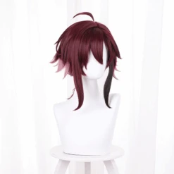 Gvavaya Game Cosplay Genshin Impact Shikanoin Heizou Cosplay Wig Red Wine 45cm Hair -Gvavaya Deals Store 4 e887b158 c444 46c4 8d6f b69c366b539a