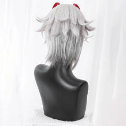 Gvavaya Game Cosplay Arknights W Cosplay Ambience Synesthesia & Rouge's Secret Rooms W Cosplay Wig 30cm Long Silver Gray Wig -Gvavaya Deals Store 5 144734b4 5331 4592 b5ea 4557b14fe909