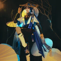 Gvavaya Game Cosplay Genshin Impact Wanderer Cosplay Costume Wanderer Cosplay Ver. A