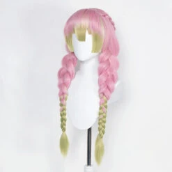 Gvavaya Anime Cosplay Demon Slayer: Kimetsu No Yaiba Kanroji Mitsuri Cosplay Wig Pink Green Gradient 75cm Hair -Gvavaya Deals Store 5 27bf0708 30a3 494f 9c8e a68050f89fd3