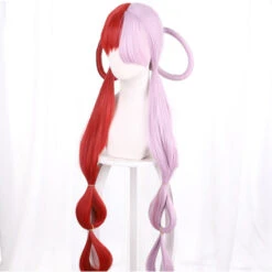 Gvavaya Anime Cosplay One Piece Film Red Uta Cosplay Wig Half Pink Half Red 90cm Hair -Gvavaya Deals Store 5 b1245704 499d 4f49 bc80 4da2a9e3f61b