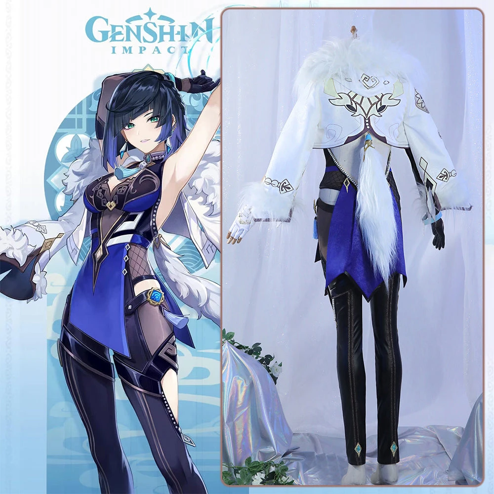 Gvavaya Game Cosplay Genshin Impact Yelan Cosplay Costume Genshin Cosplay Ver. A 2 Gvavaya Game Cosplay Genshin Impact Yelan Cosplay Costume Genshin Cosplay Ver. A - Image 2