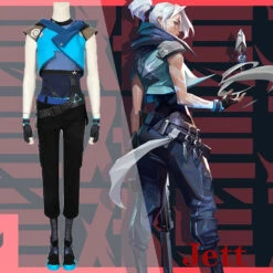 Gvavaya Game Cosplay Valorant Jett Cosplay Costume Valorant Jett Cosplay