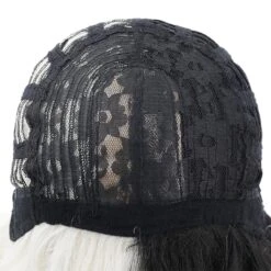 Gvavaya Cosplay Cruella De Vil Short Curly Hair Props Halloween Party Cosplay Wig Cruella Wig -Gvavaya Deals Store 999A0348