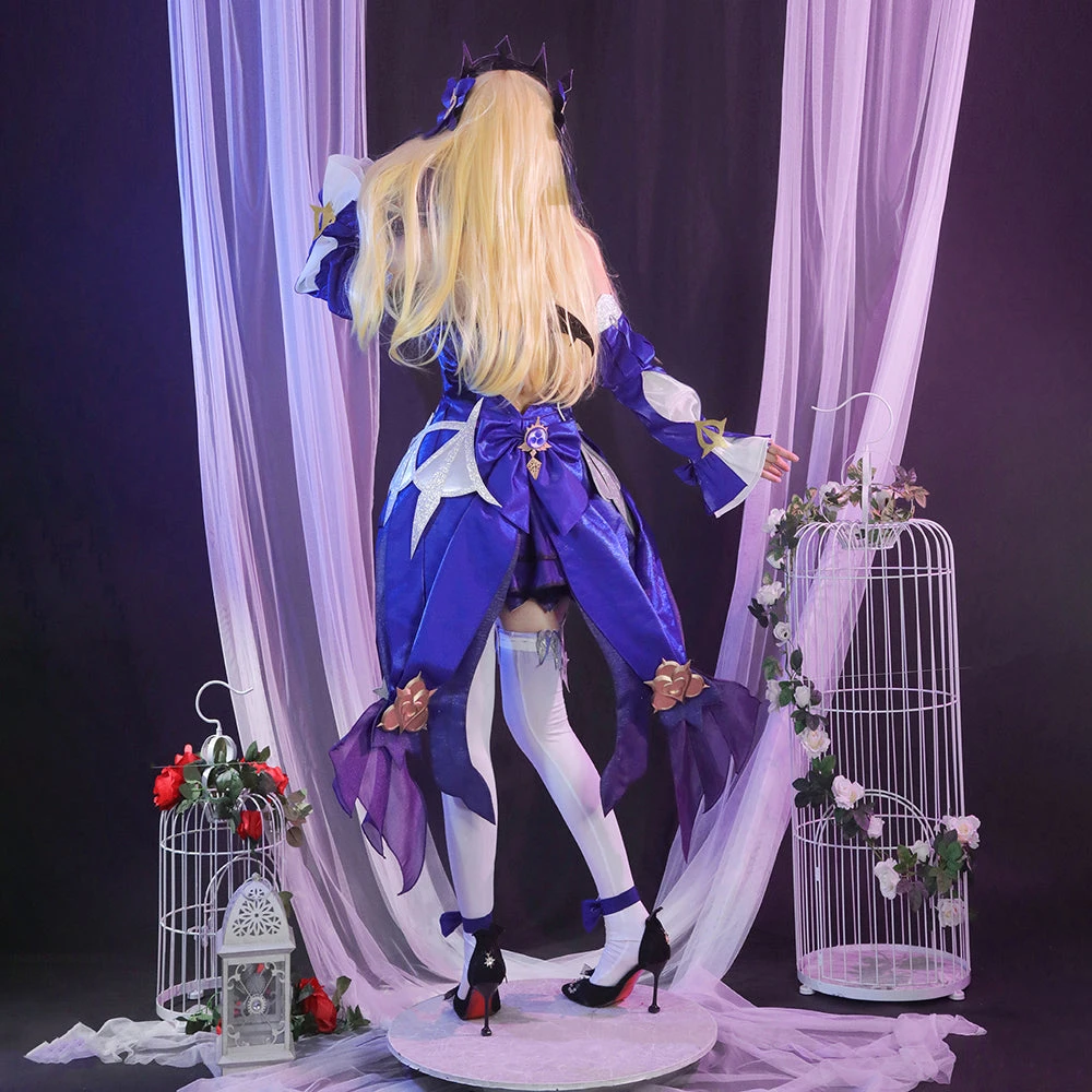 Gvavaya Game Cosplay Genshin Impact Fischl's New Outfit Ein Immernachtstraum Cosplay Costume Ver.B 4 Gvavaya Game Cosplay Genshin Impact Fischl's New Outfit Ein Immernachtstraum Cosplay Costume Ver.B - Image 4