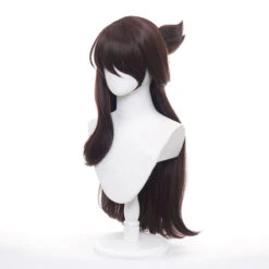 Gvavaya Game Cosplay Genshin Impact Beidou Cosplay Wig Dark Brown 80cm Hair -Gvavaya Deals Store Beidou2