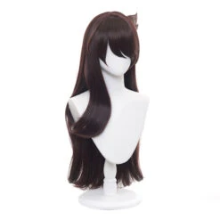 Gvavaya Game Cosplay Genshin Impact Beidou Cosplay Wig Dark Brown 80cm Hair -Gvavaya Deals Store Beidou3