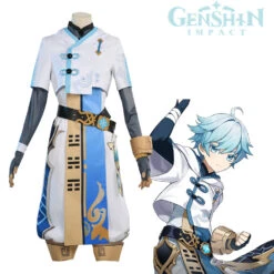 Gvavaya Game Cosplay Genshin Impact Liyue Chongyun Cosplay Costume Genshin Cosplay