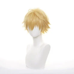 Gvavaya Anime Cosplay Chainsaw Man Denji Cosplay Wig 20cm Golden Hair -Gvavaya Deals Store DSC08270