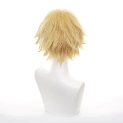 Gvavaya Anime Cosplay Chainsaw Man Denji Cosplay Wig 20cm Golden Hair -Gvavaya Deals Store DSC08273