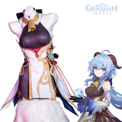 Gvavaya Game Cosplay Genshin Impact Liyue Ganyu Cosplay Costume Genshin Cosplay