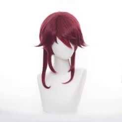Gvavaya Game Cosplay Genshin Impact Rosaria Cosplay Wig Purple Gradient 30cm Hair -Gvavaya Deals Store H4e2e8c9a47d94817995d223b3f941956o