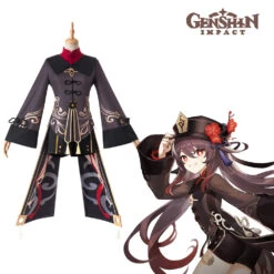 Gvavaya Game Cosplay Genshin Impact Liyue HuTao Cosplay Costume