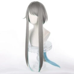 Gvavaya Game Cosplay Genshin Impact Guizhong Cosplay Wig 105cm Mixed Color Long Hair -Gvavaya Deals Store IMG 0062