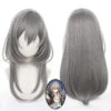 Gvavaya Game Cosplay Honkai Impact: Star Rail Trailblazer-Stelle Cosplay Wig 55cm Long Dark Grey Wig
