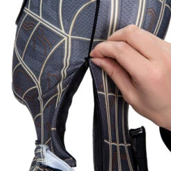 Gvavaya Movie Cosplay Spider-Man: No Way Home Spider Man Black And Gold Suit Spider Man Jumpsuit Cosplay -Gvavaya Deals Store IMG 6652