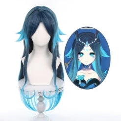 Gvavaya Game Cosplay Genshin Impact The Yakshas Bonanus Cosplay Wig 90cm Long Hair