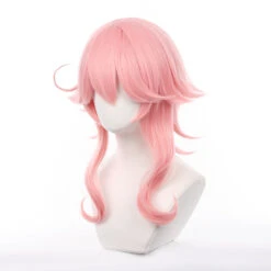 Gvavaya Game Cosplay Genshin Impact Sumeru Dori Cosplay Wig Pink 50cm Long Hair -Gvavaya Deals Store IMG 8037