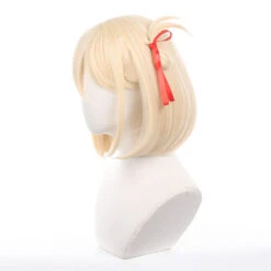 Gvavaya Anime Cosplay Lycoris Recoil Chisato Nishikigi Cosplay Wig 33cm Blond Hair -Gvavaya Deals Store IMG 8143