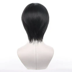 Gvavaya Anime Cosplay Chainsaw Man Yoshida Hirofumi Cosplay Wig 32cm Black Hair -Gvavaya Deals Store IMG 8513