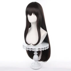 Gvavaya Anime Cosplay Lycoris Recoil Takina Inoue Cosplay Wig 85cm Brown Black Hair -Gvavaya Deals Store IMG 8572