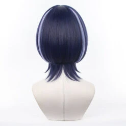Gvavaya Game Cosplay Genshin Impact Wanderer Cosplay Wig 35cm Dark Blue Hair -Gvavaya Deals Store IMG 9515