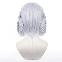 Gvavaya Game Cosplay Genshin Impact Kamisato Ayaka Springbloom Missive Cosplay Wig 30cm Silver Grey Hair -Gvavaya Deals Store IMG 9922