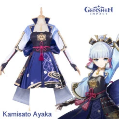 Gvavaya Game Cosplay Genshin Impact Kamisato Ayaka Cosplay Costume
