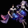Gvavaya Game Cosplay Genshin Impact Keqing Opulent Splender Outfit Keqing Cosplay Costume Version B