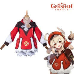 Gvavaya Game Cosplay Genshin Impact Mondstadt Klee Cosplay Costume Genshin Cosplay