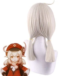 Gvavaya Game Cosplay Genshin Impact Klee Cosplay Cream 45cm Hair -Gvavaya Deals Store Klee4