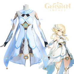 Gvavaya Game Cosplay Genshin Impact Traveler Lumine Cosplay Costume Genshin Cosplay