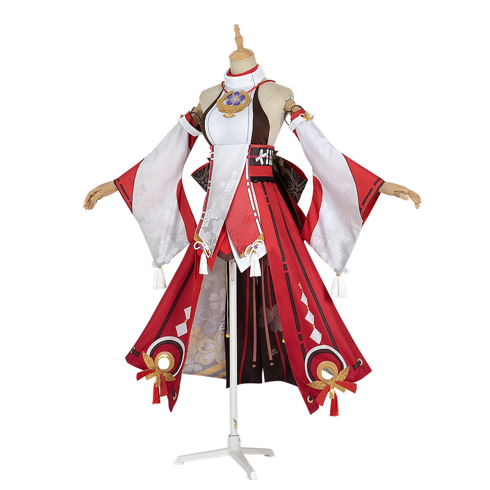 Gvavaya Game Cosplay Genshin Impact Inazuma Yae Miko Cosplay Costume Genshin Cosplay 2 Gvavaya Game Cosplay Genshin Impact Inazuma Yae Miko Cosplay Costume Genshin Cosplay - Image 2