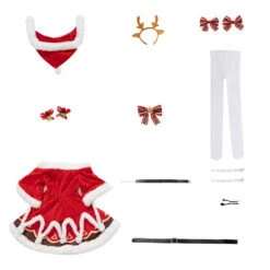 Gvavaya Game Cosplay Genshin Impact Barbara Christmas Cosplay Costume -Gvavaya Deals Store ME3A5298