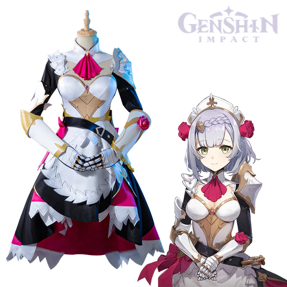 Gvavaya Game Cosplay Genshin Impact Mondstadt Noelle Cosplay Costume Genshin Cosplay 1 Gvavaya Game Cosplay Genshin Impact Mondstadt Noelle Cosplay Costume Genshin Cosplay
