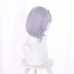 Gvavaya Game Cosplay Genshin Impact Noelle Cosplay Wig Light Purple 45cm Hair -Gvavaya Deals Store Noelle3
