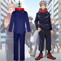 Gvavaya Cosplay Jujutsu Kaisen Yuji Itadori Cosplay Costume Jujutsu School Uniform Outfits