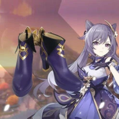 Gvavaya Game Cosplay Genshin Impact Keqing Cosplay Shoes Genshin Cosplay -Gvavaya Deals Store O1CN0163U1fA1spmAhjcvEd 2880845816