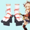 Gvavaya Game Cosplay Genshin Impact Yoimiya Cosplay Shoes Genshin Cosplay