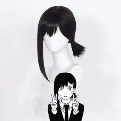 Gvavaya Anime Cosplay Chainsaw Man Higashiyama Kobeni Cosplay Wig 38cm Black Hair -Gvavaya Deals Store O1CN01AS1Q8F20cy38NTgql 2211642566871 0 cib